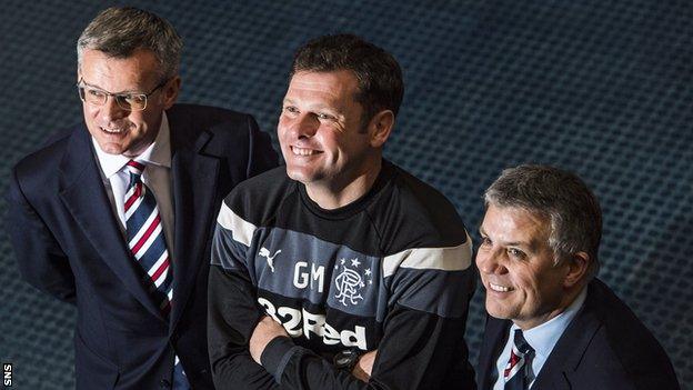 Stewart Robertson, Graeme Murty and Mark Allen