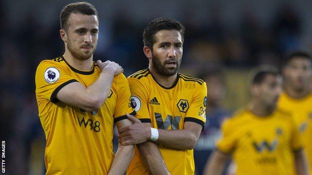 Diogo Jota and Joao Moutinho