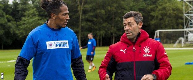 Bruno Alves and Pedro Caixinha