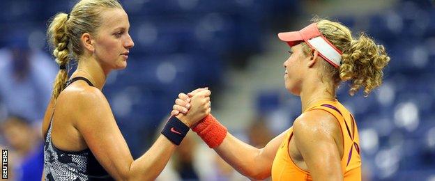 Kvitova and Laura Siegmund