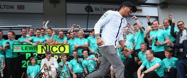 Lewis Hamilton after the Austrian Grand Prix