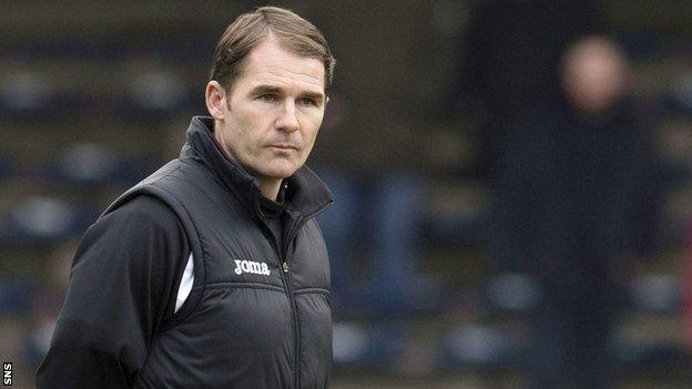 Partick Thistle manager Alan Archibald