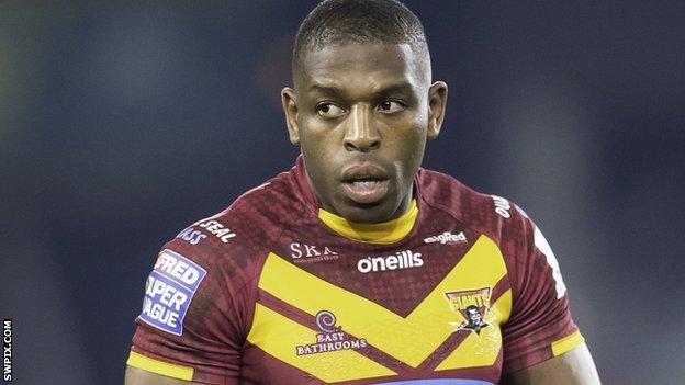 Huddersfield winger Jermaine McGillvary