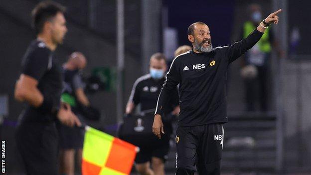 Wolves manager Nuno Espirito Santo