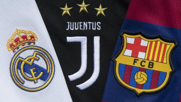 Real Madrid, Juventus and Barcelona