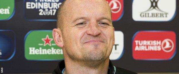 Glasgow Warriors coach Gregor Townsend