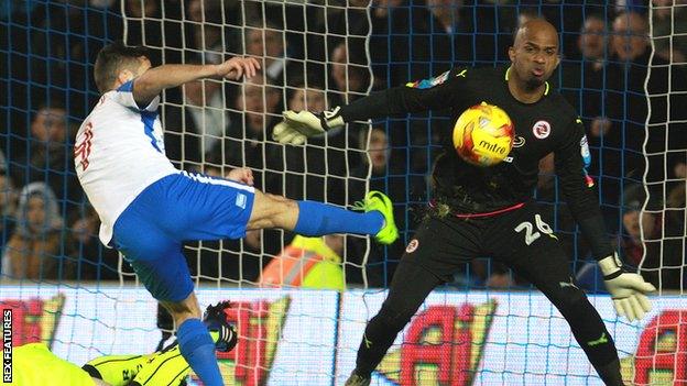 Sam Baldock scores for Brighton