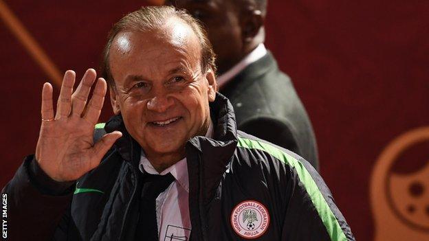 Nigeria coach Gernot Rohr