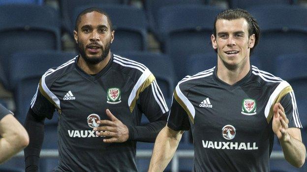 Ashley Williams and Gareth Bale