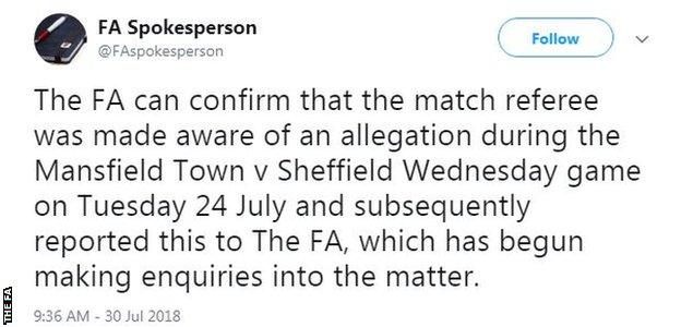 FA statement