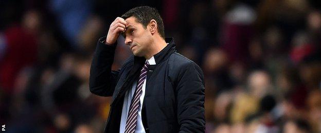 Remi Garde is still looking for his first win as Villa manager after eight games in charge