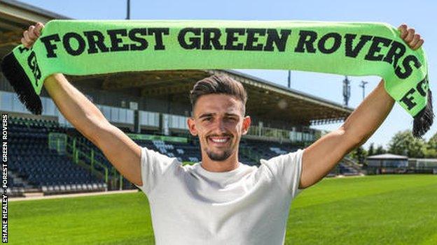 Forest Green Rovers defender Liam Shephard