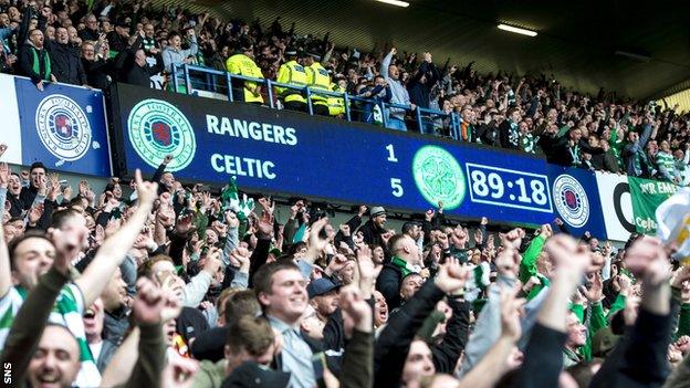 Celtic defeat Rangers 5-1 at Ibrox