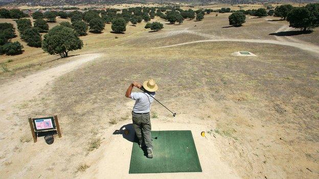 Golf course in Spain