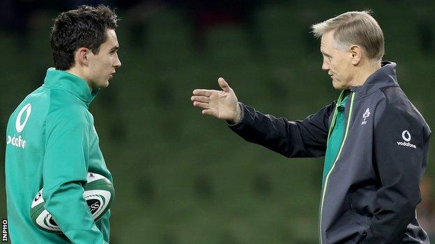 Joey Carbery is among the 32 players to make his debut under Joe Schmidt since the 2015 World Cup