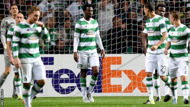 Efe Ambrose was badly at fault for Fenerbahce's first goal at Celtic Park