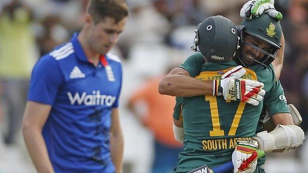 South Africa celebrate