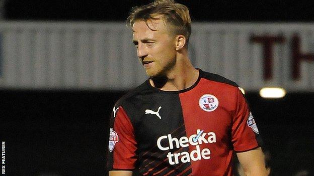 Lee Barnard of Crawley Town