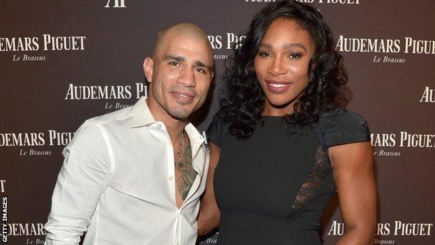 Cotto with Serena Willams