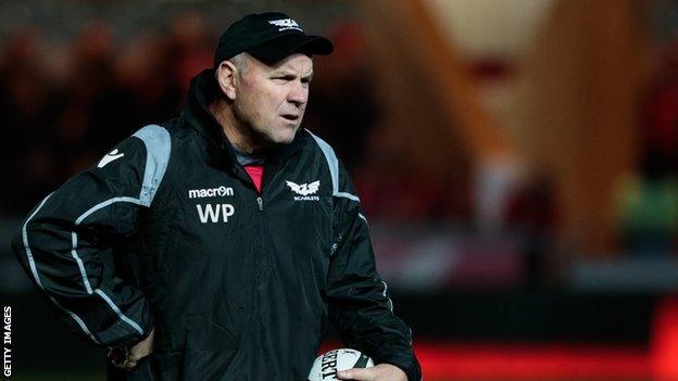 Scarlets head coach Wayne Pivac