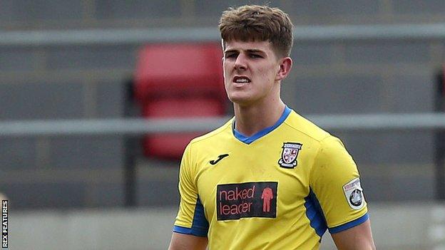 Charlie Carter in action for Woking