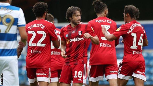 Fulham celebrate