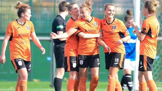 Glasgow City celebrate