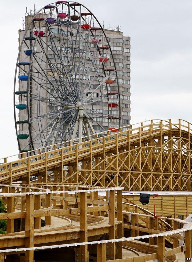 Scenic railway at Dreamland