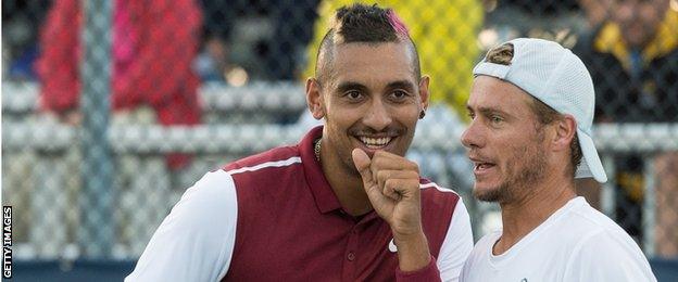 Kyrgios and Hewitt