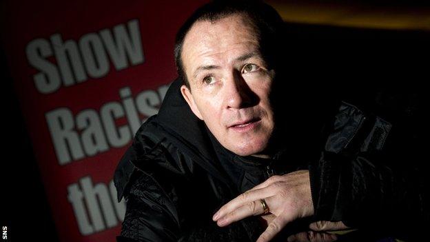 Former Rangers midfielder Derek Ferguson