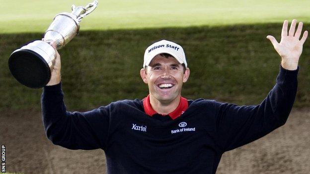 Padraig Harrington was the first Irishman to win The Open in 60 years back in 2007