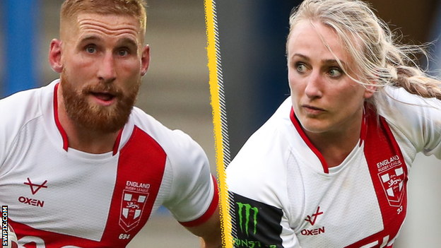 Sam Tomkins and Jodie Cunningham