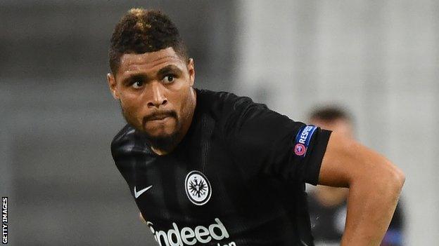 Eintracht Frankfurt defender Simon Falette