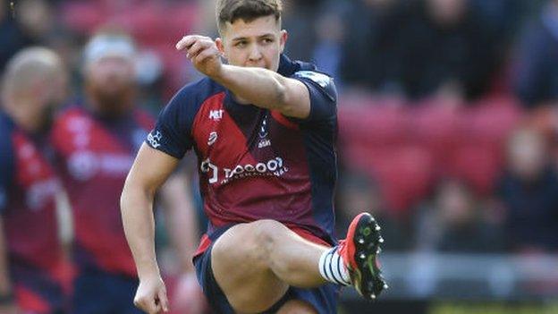 Callum Sheedy kicked nine of Bristol's 16 points with three penalties at Ashton Gate