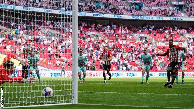 Ivan Toney's opener was his 11th successful spot-kick this season