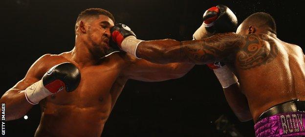 Anthony Joshua and Dillian Whyte