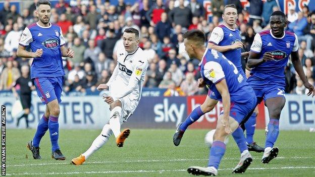 Bersant Celina had got Swansea City back to 2-2 with his strike