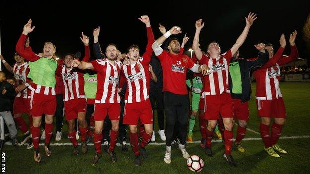 Stourbridge made the third round for the first time on their last FA Cup run in 2016, receiving a standing ovation at Wycombe after losing only to a late Adebayo Akinfenwa winner