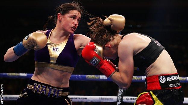 Taylor will attempt to become a two-weight world champion when she takes on Christina Linardatou