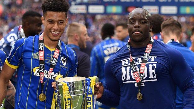 Lyle Taylor and Adebayo Akinfenwa