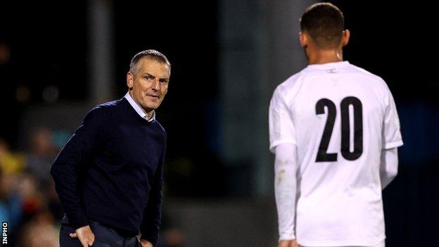 Republic of Ireland U21 manager Jim Crawford