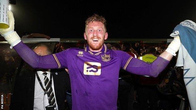 Aidan Stone helped Port Vale earn promotion to League One via the play-offs in May