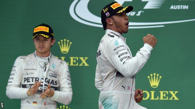 Lewis Hamilton and Nico Rosberg