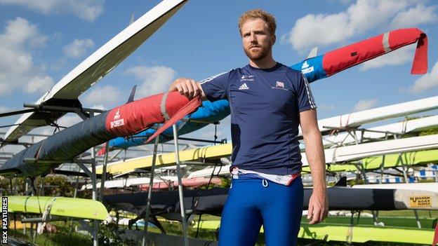 British Olympic rower Will Satch