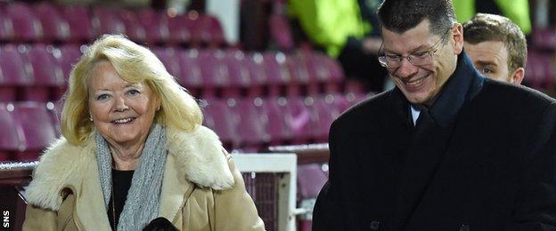 Hearts chair Ann Budge criticised the 'self-congratulatory statement' released by Neil Doncaster's SPFL