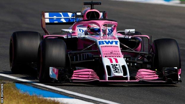 Force India's Esteban Ocon