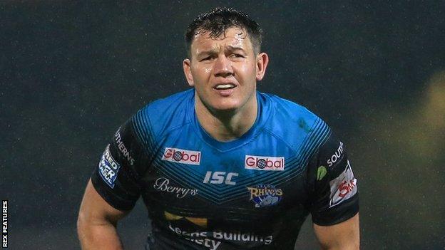 Brett Ferres in action for Leeds Rhinos