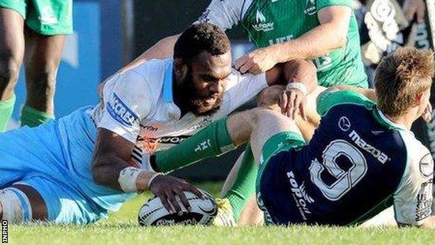 Nakarawa's try early in the second half gave Glasgow hope, but they couldn't capitalise