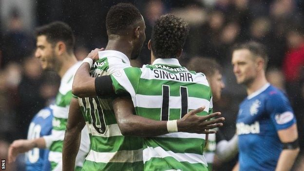 Moussa Dembele and Scott Sinclair