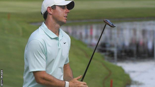 Rory McIlroy was 53rd out of 63 players for strokes gained on the greens in the final round of the WGC Invitational